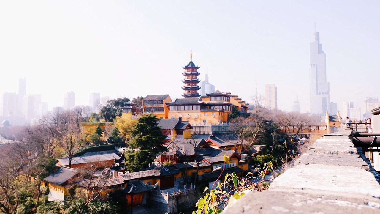 nanjing, temple, city wall, china, tower, nanjing, nanjing, nanjing, nanjing, nanjing