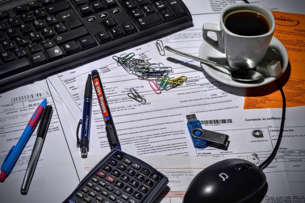 bookkeeper, accountant, office, coffee, calculator, keyboard, pen, usb drive, invoice, company, paperwork, administration, accounting, work, desk, profit, paper, mouse, document, financial, finance, business, accountant, invoice, invoice, invoice, administration, administration, administration, administration, administration, accounting, accounting, accounting