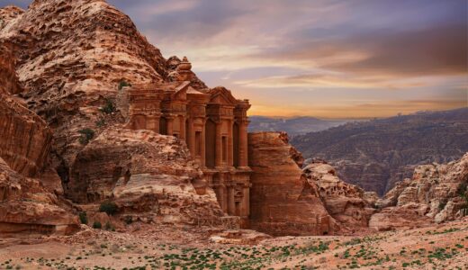 petra, nature, ad deir, world heritage, sand stone, antique, historically, archaeology, monument, culture, ad dayr, history, stones, sky, tourism, travel, vacations, middle east, jordan