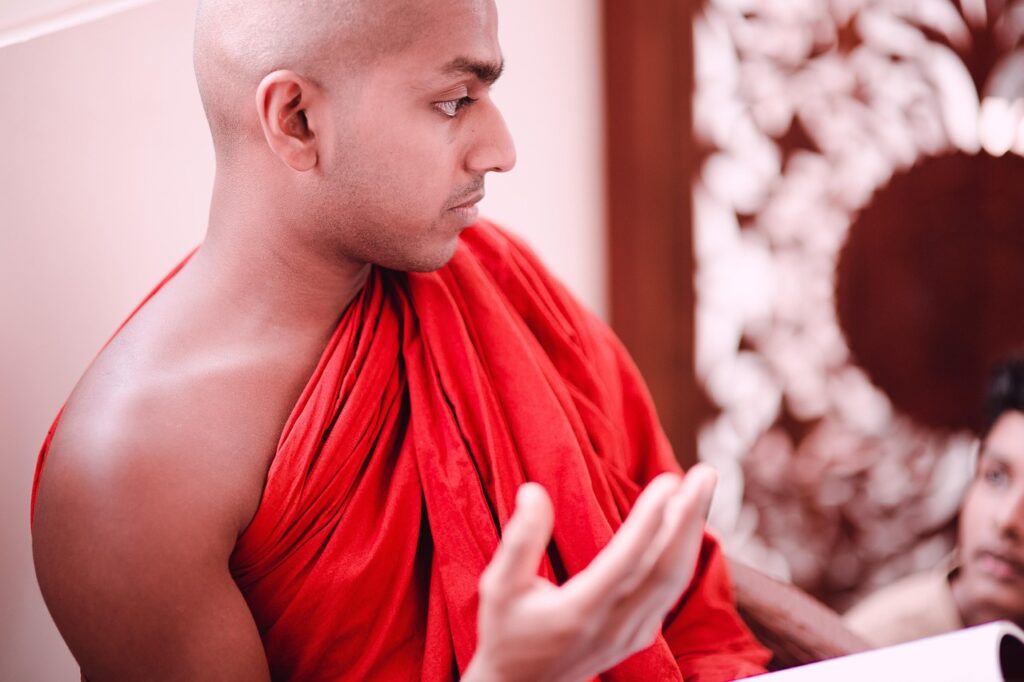 monk, preach, speak, robe, heart, religion, buddhism, buddhist, teach, reach, sri lankan