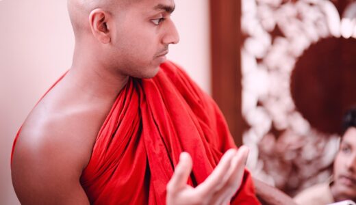 monk, preach, speak, robe, heart, religion, buddhism, buddhist, teach, reach, sri lankan