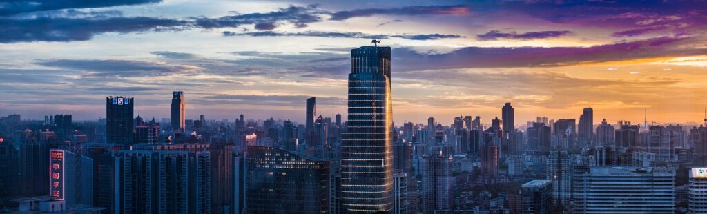 city, sunset, nature, guangzhou