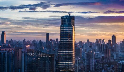city, sunset, nature, guangzhou