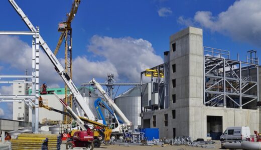 industry, construction site, industrial construction, burgenland district, time, starch factory, factory, zeitz in the burgenland district, südzucker ag, construction site, construction site, factory, factory, factory, factory, factory