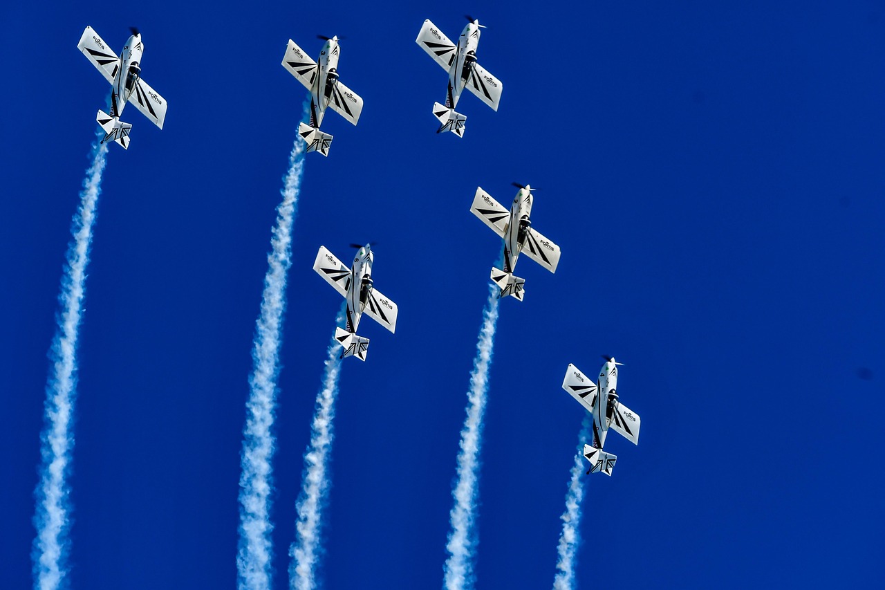 planes, aircrafts, airshow, formation, flying, eastbourne, blue sky, flying, flying, flying, flying, flying, eastbourne