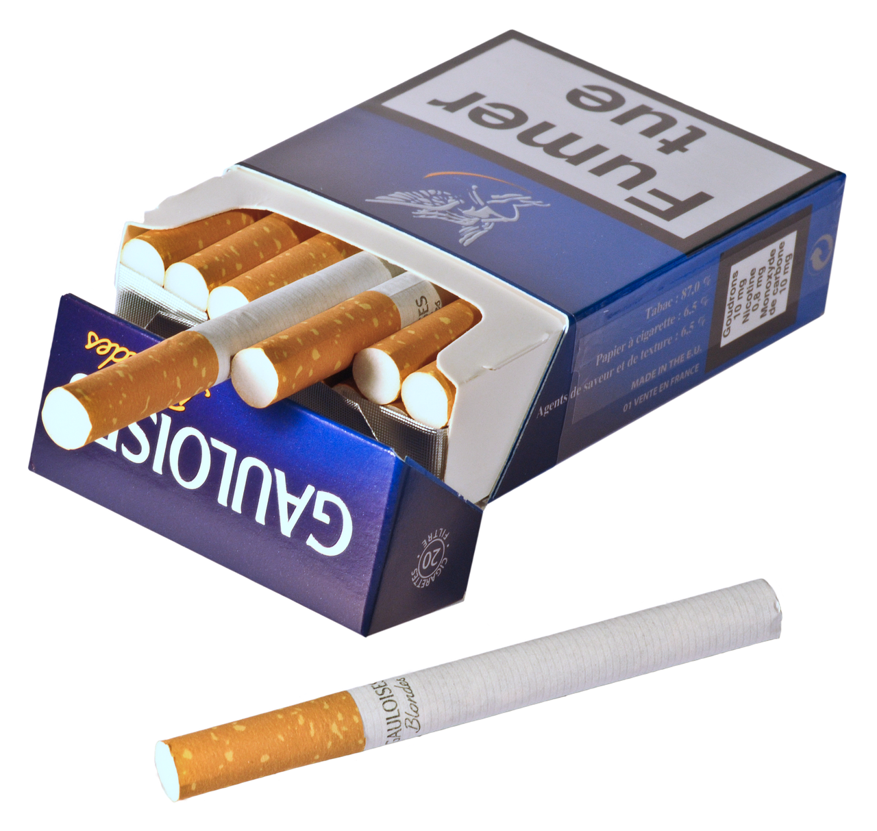 cigarette, package, tobacco, to smoke, gallic, cigarette, cigarette, cigarette, cigarette, cigarette